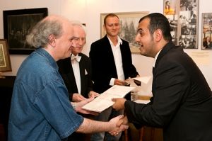 Diploma awarded to Faisal Al.-Bahairi